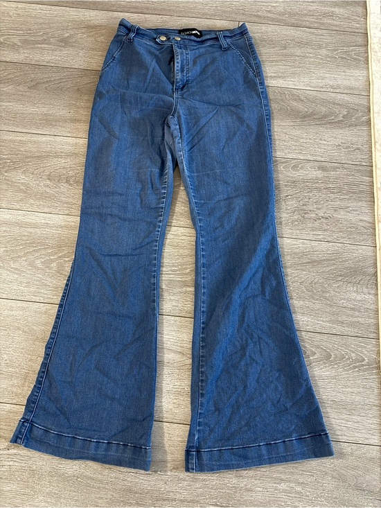 Fashion Nova Denim - High waisted Fashion Nova Blue Flare Jeans